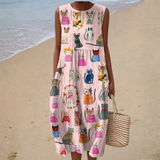 Charlotte | Bequemes ärmelloses Sommerkleid