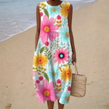 Clara | Bequemes ärmelloses Sommerkleid