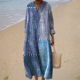 Magdalena | Figurschmeichelndes Sommerkleid mit Print