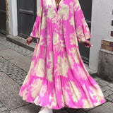 Eini - Langes Kleid mit Ärmeln