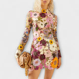 Dolores - Blumenmuster Kleid