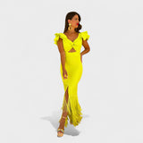 Lúcia - Neon Flamencokleid