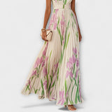 Penélope - Chiffon-Maxikleid