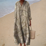 Marie | Figurschmeichelndes Sommerkleid mit Print