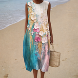 Helene | Bequemes ärmelloses Sommerkleid