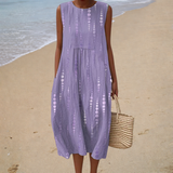 Lena | Bequemes ärmelloses Sommerkleid