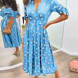 Mónica - Stilvolles Punktkleid