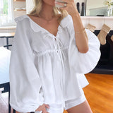 Erja - Rüschenshirt und Shorts