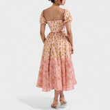 Valentina - Korallenblumen Kleid