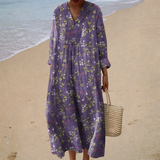 Elisabeth | Figurschmeichelndes Sommerkleid mit Print