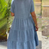 Ella - Entspannendes Sommerkleid mit V-Ausschnitt