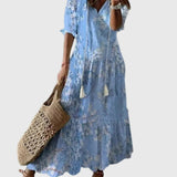 Amalia | Vintage Boho Maxi Sommerkleid