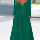 ZARA | GESCHLOSSENES MIDI-KLEID VORN