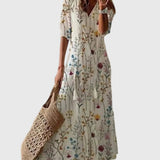 Amalia | Vintage Boho Maxi Sommerkleid