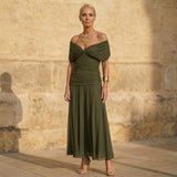 Aino | Stylisches Grünes Kleid