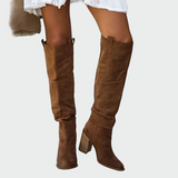 Hochschaftige Lederorthopädische Stiefel