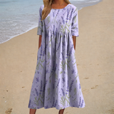Clara | Fließendes langes Kleid – chic und bequem