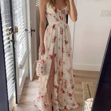 Sónia - Midi Kleid mit Blumenmuster