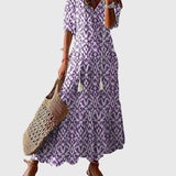 Amalia | Vintage Boho Maxi Sommerkleid