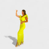 Lúcia - Neon Flamencokleid