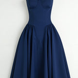 Odete - Midi-Kleid mit strukturellem Korsett