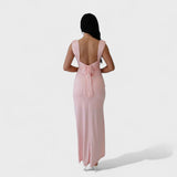 Sarela - Langes Kleid mit offenem Rücken