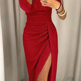 Natália - Elegantes Kleid mit freiem Schulterbereich