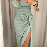 Natália - Elegantes Kleid mit freiem Schulterbereich