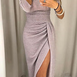 Natália - Elegantes Kleid mit freiem Schulterbereich