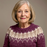 Lilja - Strickpullover mit auffälligem Muster