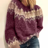 Lilja - Strickpullover mit auffälligem Muster