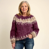 Lilja - Strickpullover mit auffälligem Muster