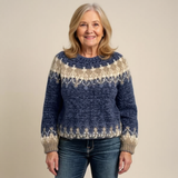 Lilja - Strickpullover mit auffälligem Muster