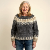 Lilja - Strickpullover mit auffälligem Muster
