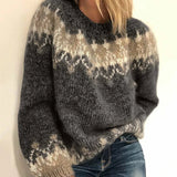 Lilja - Strickpullover mit auffälligem Muster