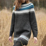 Veera - Strickpullover mit auffälligem Muster