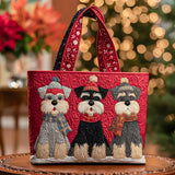 Cartera Artesanal - Trío de Schnauzers