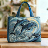 Cartera Artesanal - Delfín Oceánico