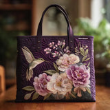 Cartera Artesanal - Colibríes y Orquídeas