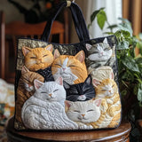 Cartera Artesanal - Gatitos Durmientes