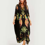 Alessandra - Langes Gemustertes Kleid