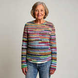 Minttu - Strickpullover mit auffälligem Muster