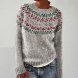 Kielo - Strickpullover mit auffälligem Muster