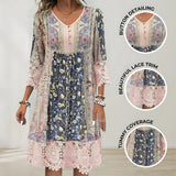 NAYA | MIDI PITUINEN BOHO LUXE KLEID