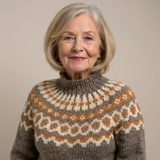 Elsi - Strickpullover mit auffälligem Muster
