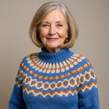 Elsi - Strickpullover mit auffälligem Muster