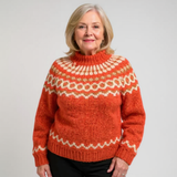 Elsi - Strickpullover mit auffälligem Muster