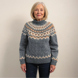 Elsi - Strickpullover mit auffälligem Muster