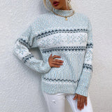 Airi - Strickpullover mit auffälligem Muster