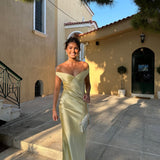 Bárbara - Maxi Kleid aus Satin